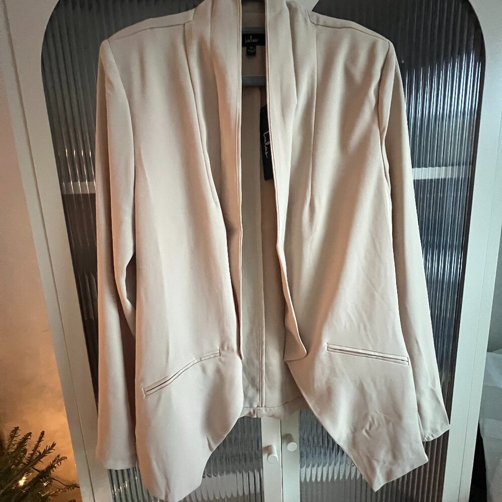 Lulus Lightweight Blazer, Beige